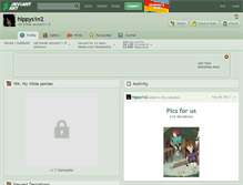 Tablet Screenshot of hippys1n2.deviantart.com