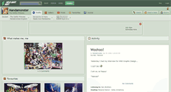 Desktop Screenshot of mandamonster.deviantart.com