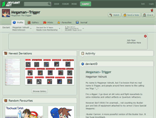 Tablet Screenshot of megaman--trigger.deviantart.com