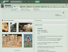 Tablet Screenshot of fatoshie.deviantart.com