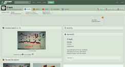 Desktop Screenshot of e-tack.deviantart.com