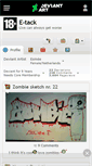 Mobile Screenshot of e-tack.deviantart.com