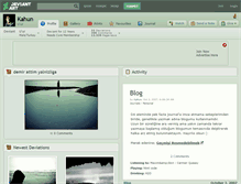 Tablet Screenshot of kahun.deviantart.com