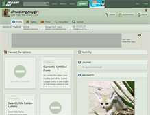 Tablet Screenshot of afroasiangypsygirl.deviantart.com