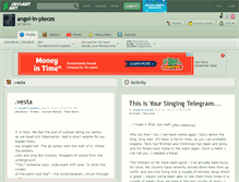 Tablet Screenshot of angel-in-pieces.deviantart.com