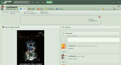 Desktop Screenshot of corelement.deviantart.com