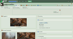 Desktop Screenshot of creative-overflow.deviantart.com