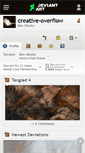 Mobile Screenshot of creative-overflow.deviantart.com