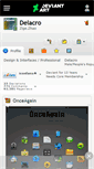 Mobile Screenshot of delacro.deviantart.com
