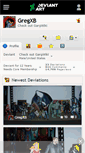 Mobile Screenshot of gregxb.deviantart.com