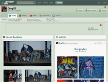 Tablet Screenshot of gregxb.deviantart.com