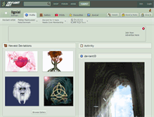 Tablet Screenshot of ligolai.deviantart.com