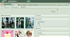 Desktop Screenshot of cake-injection.deviantart.com
