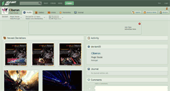 Desktop Screenshot of ciberon.deviantart.com