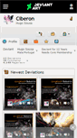 Mobile Screenshot of ciberon.deviantart.com