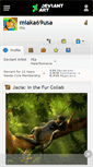 Mobile Screenshot of miaka69usa.deviantart.com