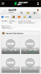 Mobile Screenshot of box95.deviantart.com