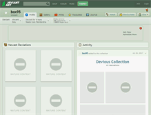 Tablet Screenshot of box95.deviantart.com