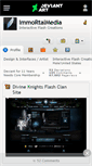Mobile Screenshot of immortalmedia.deviantart.com