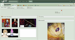 Desktop Screenshot of naominoah.deviantart.com