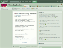Tablet Screenshot of polymerclaygoodies.deviantart.com