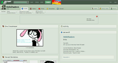 Desktop Screenshot of helloshadows.deviantart.com