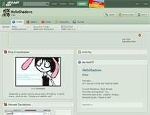 Tablet Screenshot of helloshadows.deviantart.com