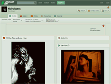 Tablet Screenshot of noircissant.deviantart.com