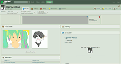 Desktop Screenshot of ogorine-mikuo.deviantart.com