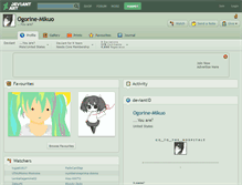 Tablet Screenshot of ogorine-mikuo.deviantart.com