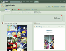 Tablet Screenshot of pikachuprodigy.deviantart.com