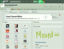 Tablet Screenshot of alexandriasgenesis.deviantart.com