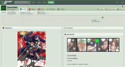Desktop Screenshot of cloverweb.deviantart.com