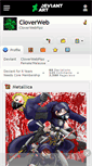 Mobile Screenshot of cloverweb.deviantart.com