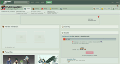 Desktop Screenshot of flyprincess1202.deviantart.com