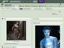 Tablet Screenshot of mike-reiss.deviantart.com