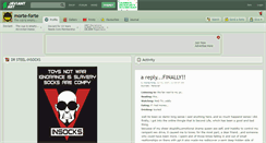 Desktop Screenshot of morte-forte.deviantart.com