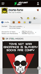 Mobile Screenshot of morte-forte.deviantart.com