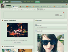 Tablet Screenshot of c-money.deviantart.com
