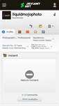 Mobile Screenshot of liquidmojophoto.deviantart.com