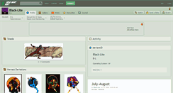 Desktop Screenshot of black-lite.deviantart.com