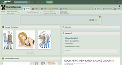 Desktop Screenshot of chancefanclub.deviantart.com