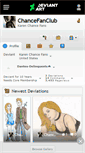 Mobile Screenshot of chancefanclub.deviantart.com