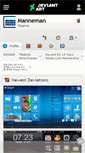 Mobile Screenshot of manneman.deviantart.com