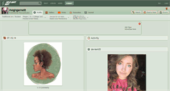 Desktop Screenshot of megngarnett.deviantart.com
