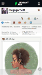 Mobile Screenshot of megngarnett.deviantart.com