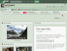 Tablet Screenshot of gavinthebard.deviantart.com