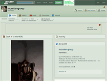 Tablet Screenshot of monster-group.deviantart.com