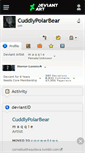 Mobile Screenshot of cuddlypolarbear.deviantart.com