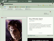 Tablet Screenshot of amandatolleson.deviantart.com